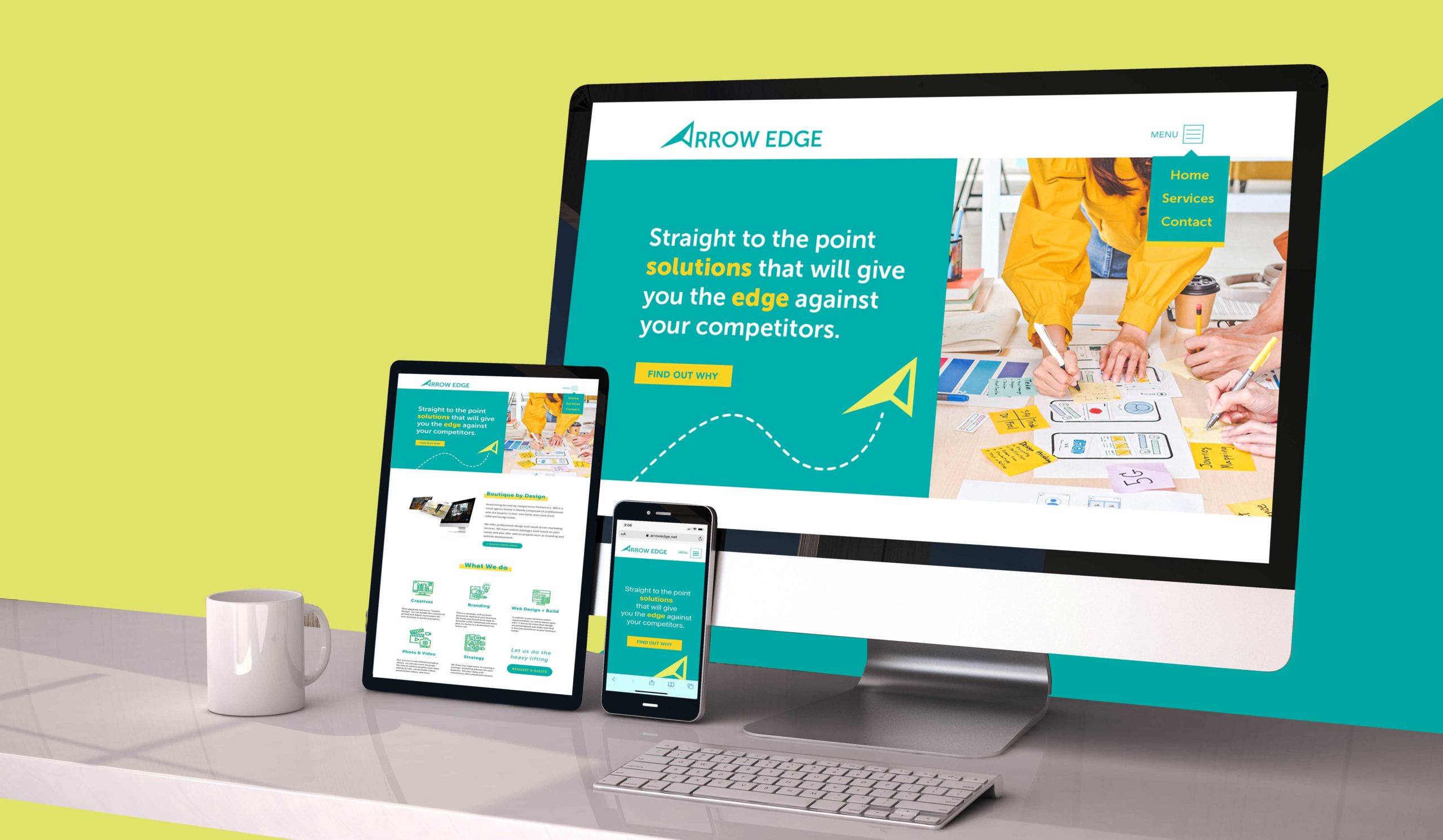 Web Design Mockup